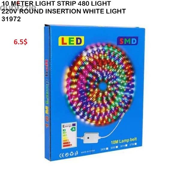 10 METER LIGHT STRIP 480 LIGHT COLOR BOX 0