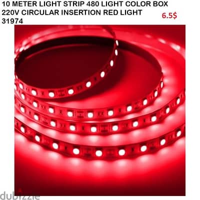 10 METER LIGHT STRIP 480 LIGHT COLOR BOX