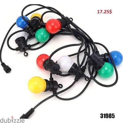 G50 10 METER 20 HANGING COLOR LIGHT BULB