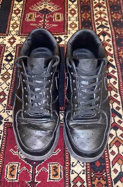 Nike Airforce Full Black Color Size 45 fits 44 Excellent Condition