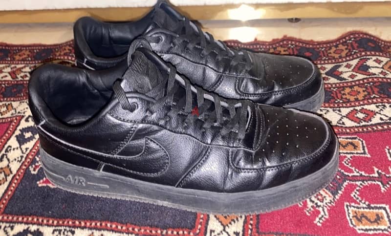 Nike Airforce Full Black Color Size 45 fits 44 Excellent Condition 1