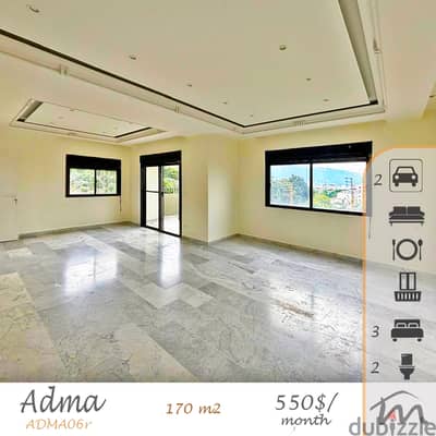 Adma | Catchy Decorated 170m² | 3 Bedrooms Apartment | Balconies