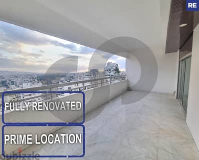 Panoramic View | Prime Location | Renovated, achrafieh REF#RE118190