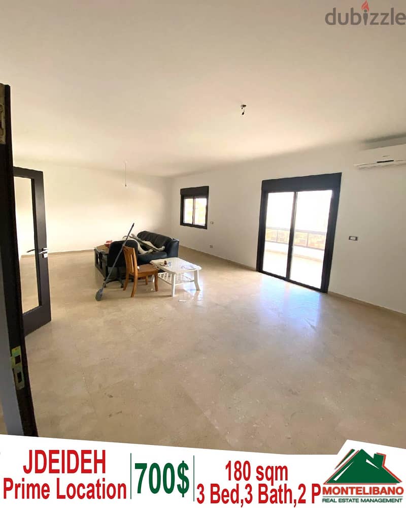 Prime Location 180 sqm Apartment for rent in Jdeideh!!! 0