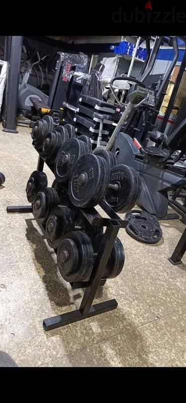 Dumbells rubber kilo 1.5 used like new 0