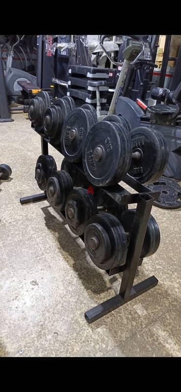 Dumbells rubber kilo 1.5 used like new 1