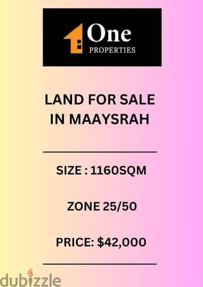 LAND FOR IN MAAYSRAH- KESERWAN