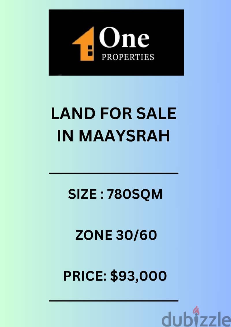 LAND FOR SALE IN MAAYSRAH- KESERWAN 0