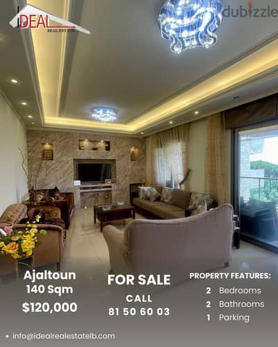 140sqm simplex for sale in Ajaltoun REF#KZ319