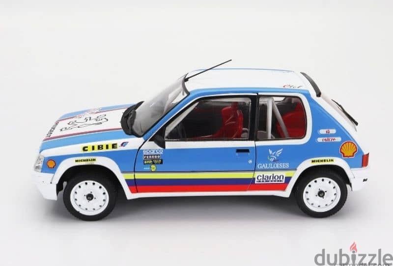 Peugeot 205 1.9 (Rally 1990) diecast car model 1;18. 2