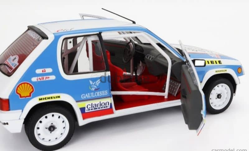 Peugeot 205 1.9 (Rally 1990) diecast car model 1;18. 9