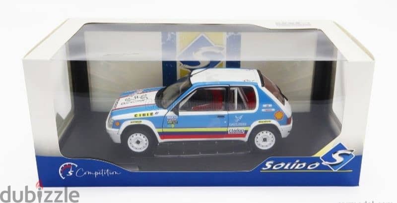 Peugeot 205 1.9 (Rally 1990) diecast car model 1;18. 10