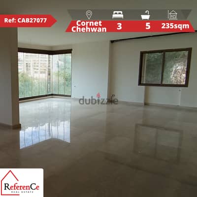 Apartment for sale in Cornet Chehwan شقة للبيع في قرنة شهوان