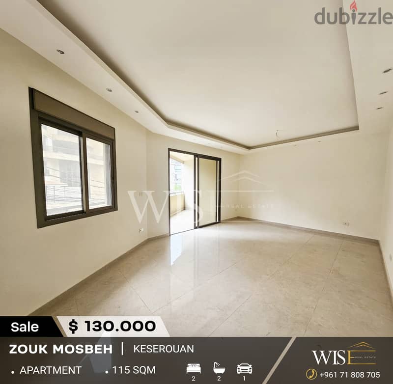   115 SQM Apartment for SALE in Zouk Mosbeh ! 0