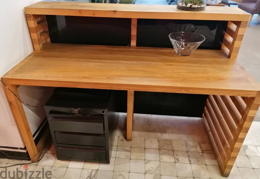 Wooden Reception desks 3