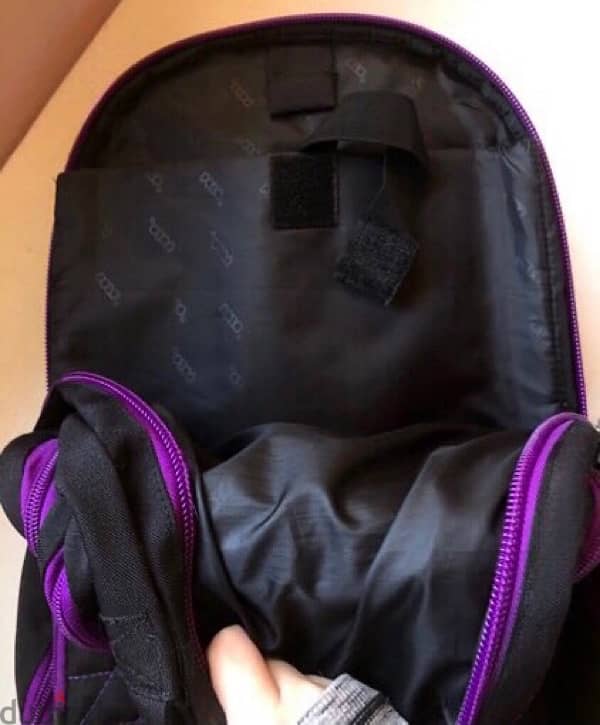 brand school bag polo purple and black 4