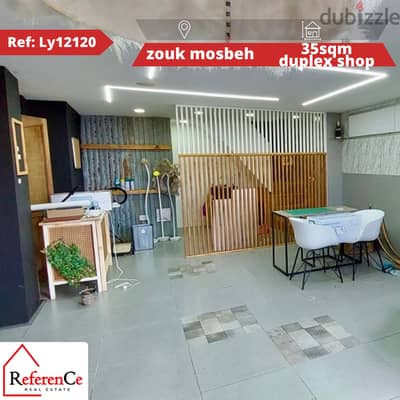 Duplex shop in zouk mosbeh محل دوبلكس في زوق مصبح