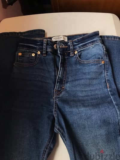 pull&bear blue flared jeans just like new