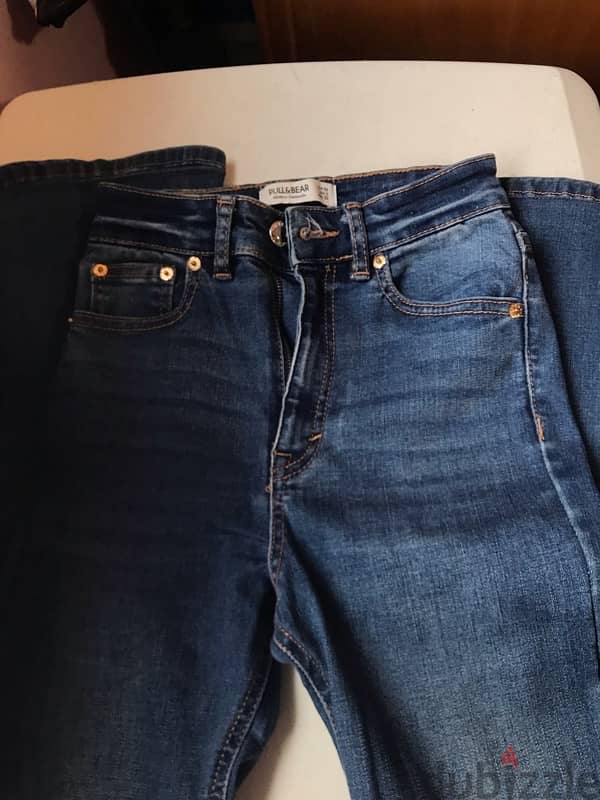 pull&bear blue flared jeans just like new 0