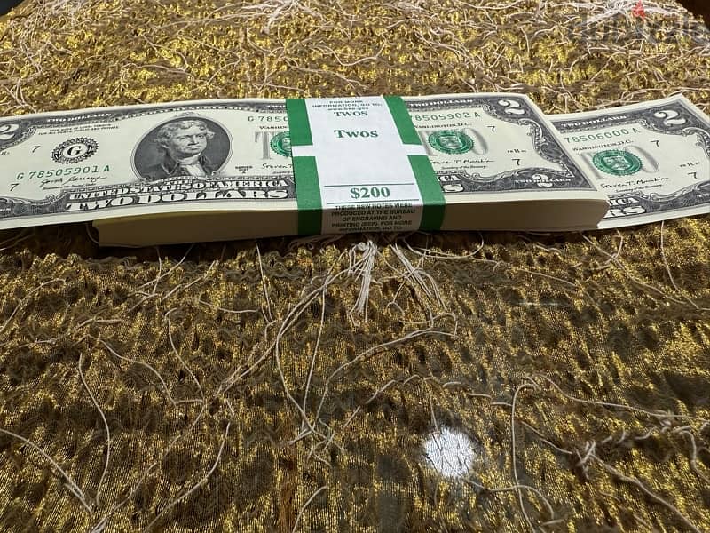 $200 of $2 bill serie 78505901 - 78506000 1