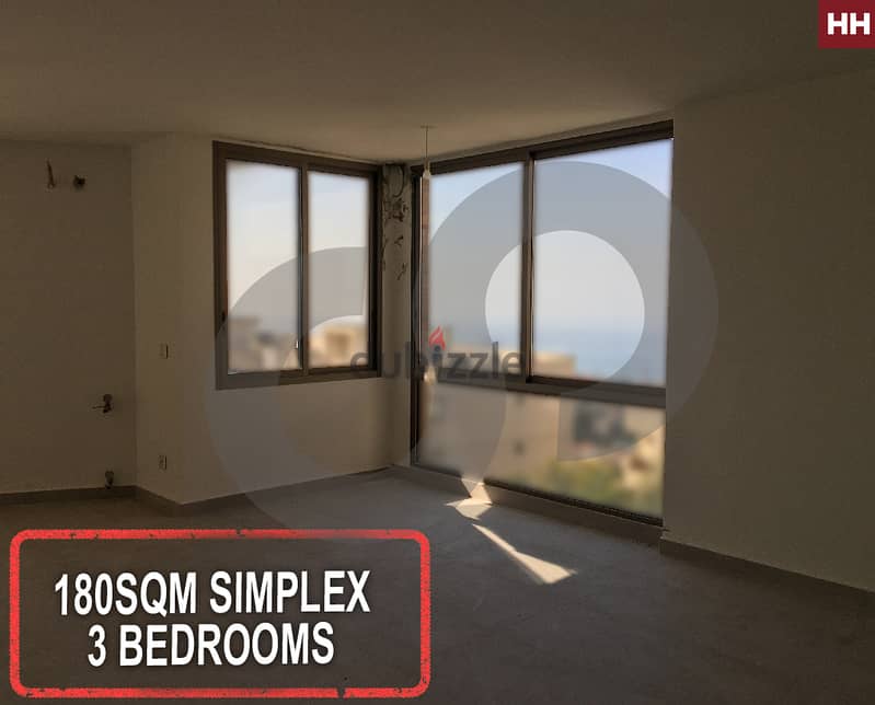 Spacious 180 sqm Simplex- Bsalim, Metn /بصاليم REF#HH118241 0