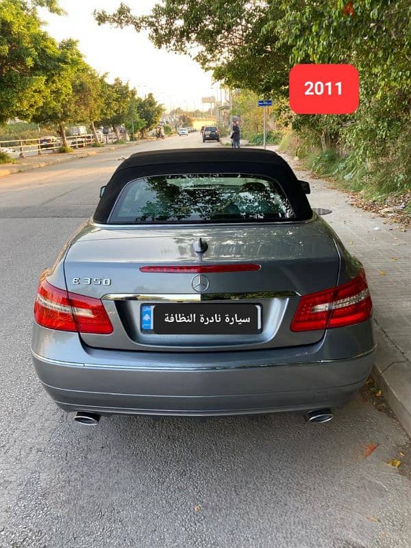 2011 Mercedes  E 350 convertible جديدة أصلها سويسرية 0