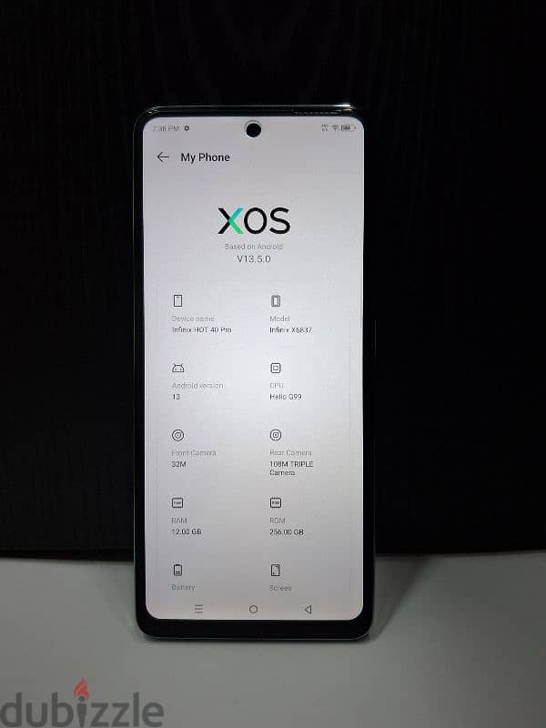 Infinix Hot 40 Pro  256 Gb 12 Ram 1