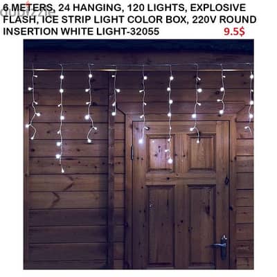 6 METERS, 24 HANGING, 120 LIGHTS, EXPLOS