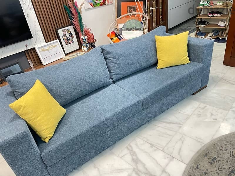 blue sofa 250 cm 1