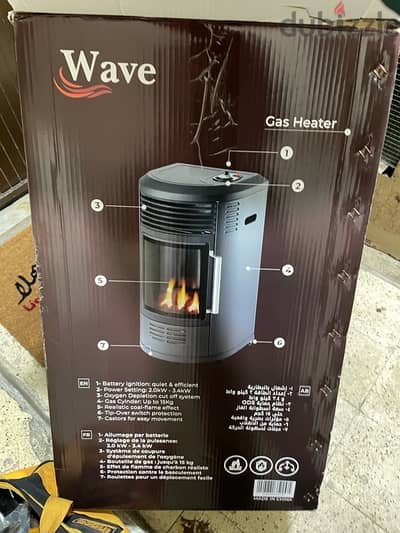 Wave Gas heater