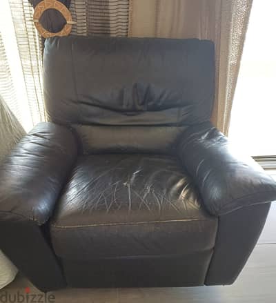 2 used Leather Recliners