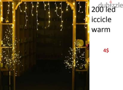 200L 5M icicle light سيري 200 شلال 5 م ذ