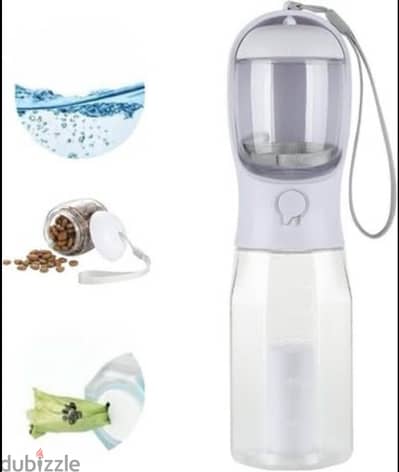 3 in1 Dog Water Bottle, Leak Proof Portable Puppy Water Dispenser