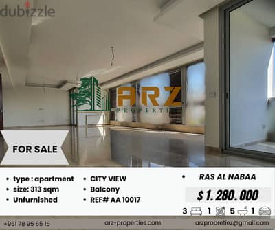 Title: " 3 Bedroom Apartment for sale  313 sqm IN RAS AL NABAA"