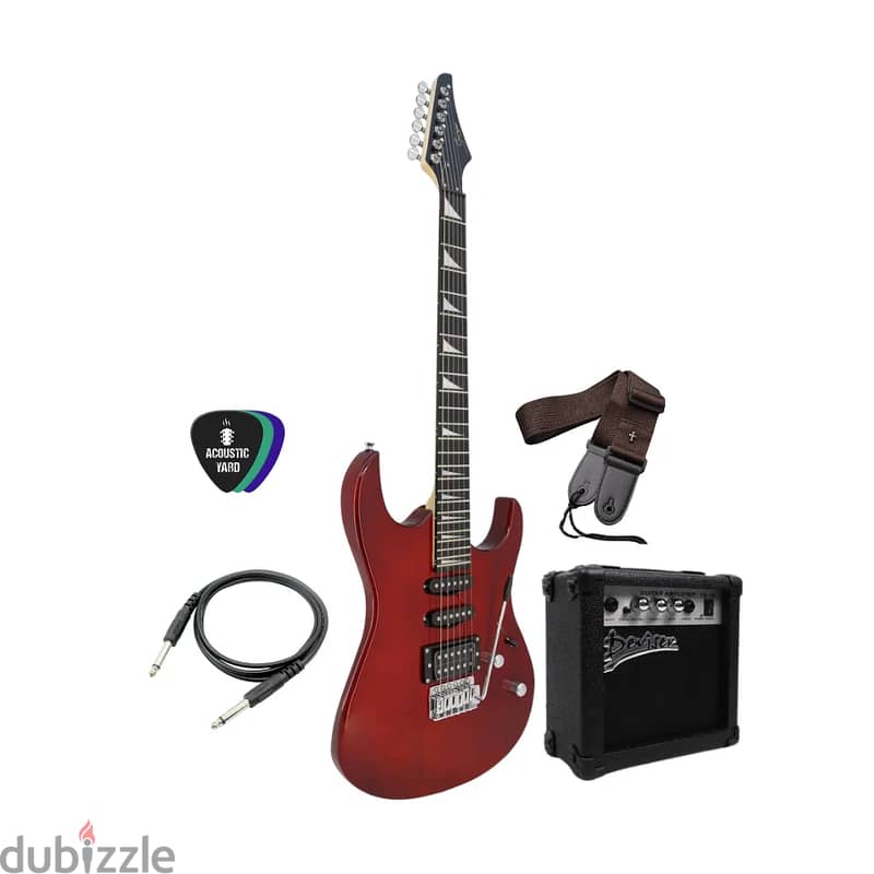 Smiger HSS Electric Guitar Bundle 0