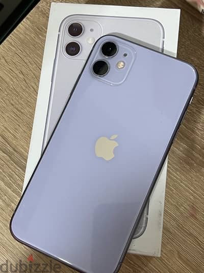 Iphone 11 purple 128gb with original box