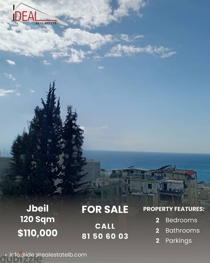 120 SQM  Apartment  for sale in Jbeil REF#JH17487 0