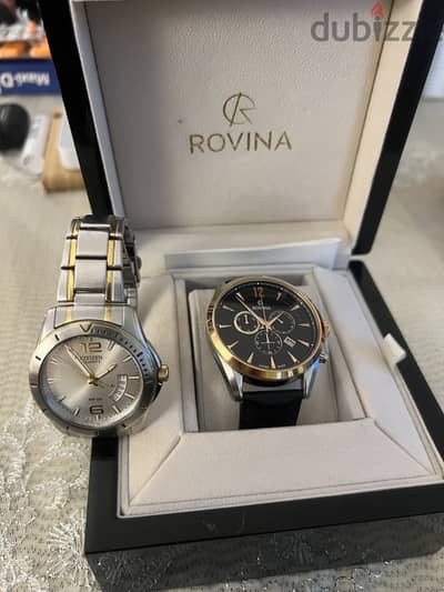 Rovina and citizen watches