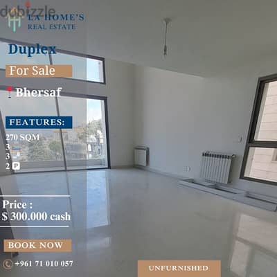 duplex for sale in bhotsaf شقة للبيع في بحرصاف