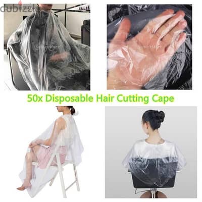 disposable plastic hair dye cape x 1000 pcs