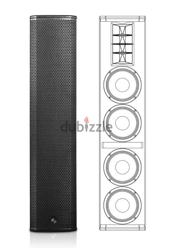 Column array speakers At pro 2