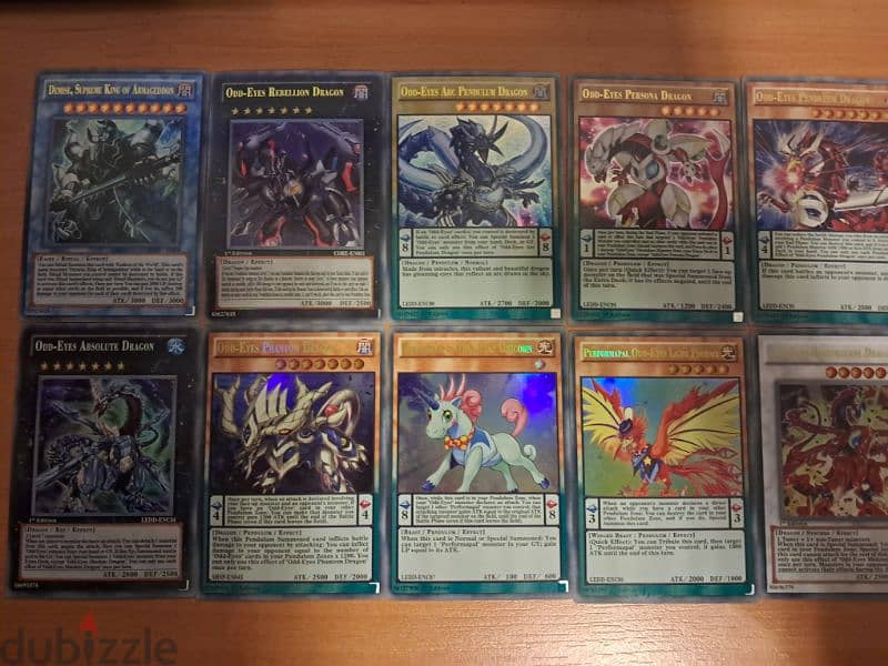 yugioh odd eyes cards set 1