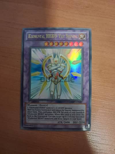 yugioh elemental hero the shining card