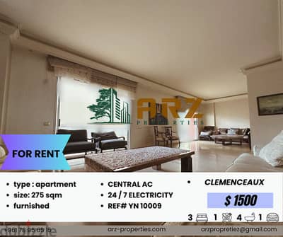 275 N APARTMENT FOR RENT IN CLEMENCEAU