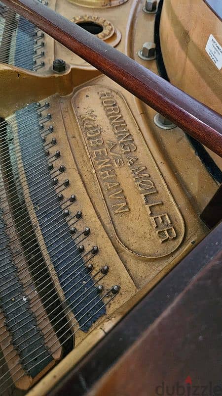 Grand Piano Hornung & Moller wooden 1827 3