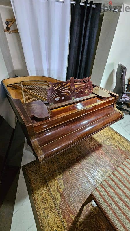 Grand Piano Hornung & Moller wooden 1827 4