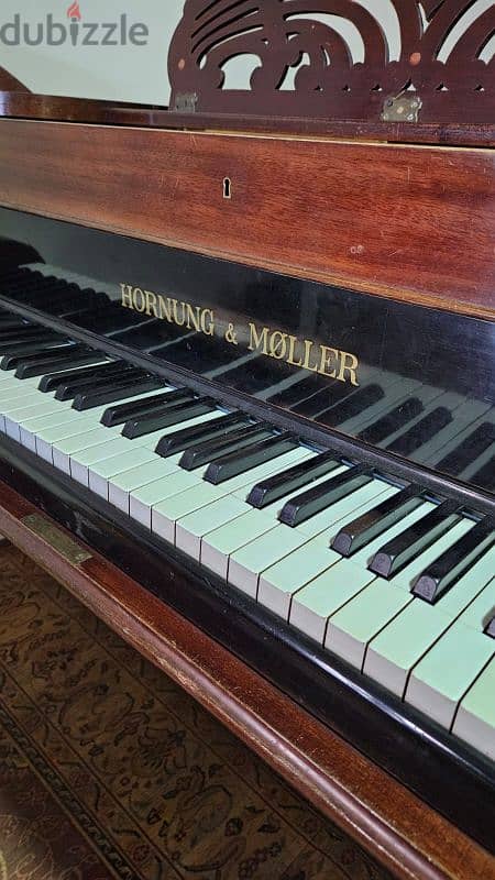 Grand Piano Hornung & Moller wooden 1827 6