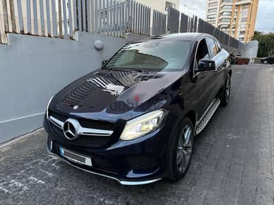 Mercedes-Benz GLE-Class 2016 Coupe 4matix AMG Navy Blue Tan Interior