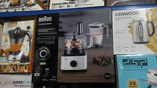 Braun 750w food processor