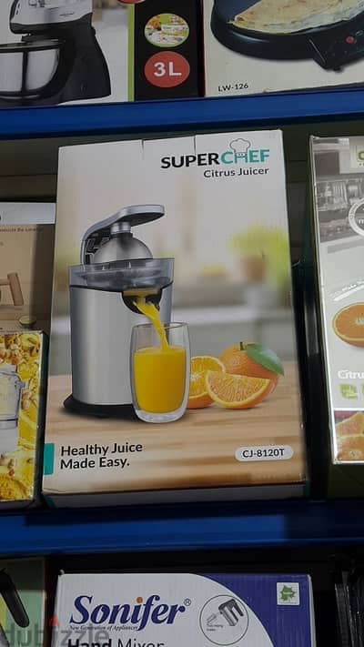 Superchef Stainless steel citruss juicer